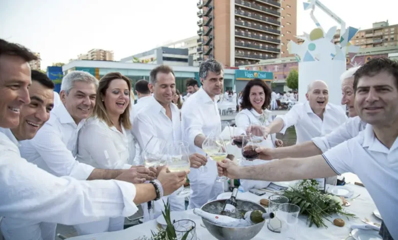 cena en blanco zaragoza