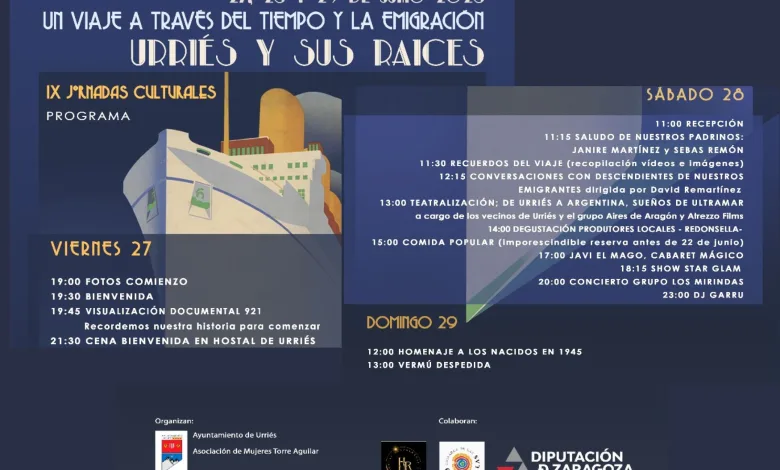 Jornadas Culturales De Urriés 2025 Un Viaje Al Pasado Zaragozala Qué Hacer En Zaragoza