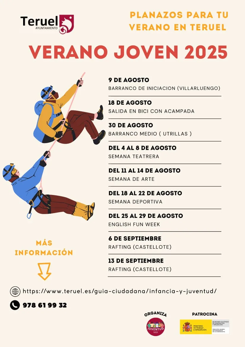  Actividades De Verano Para Jóvenes En Teruel Zaragozala   Qué Hacer En Zaragoza
