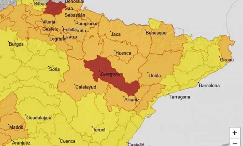  Aviso Rojo Por Altas Temperaturas En La Ribera Del Ebro Este Lunes Zaragozala   Qué Hacer En Zaragoza
