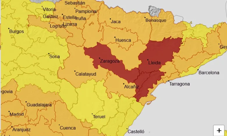  Aviso Rojo Por Temperaturas Altas En Ribera Del Ebro Para El Domingo 17 De Agosto Zaragozala   Qué Hacer En Zaragoza