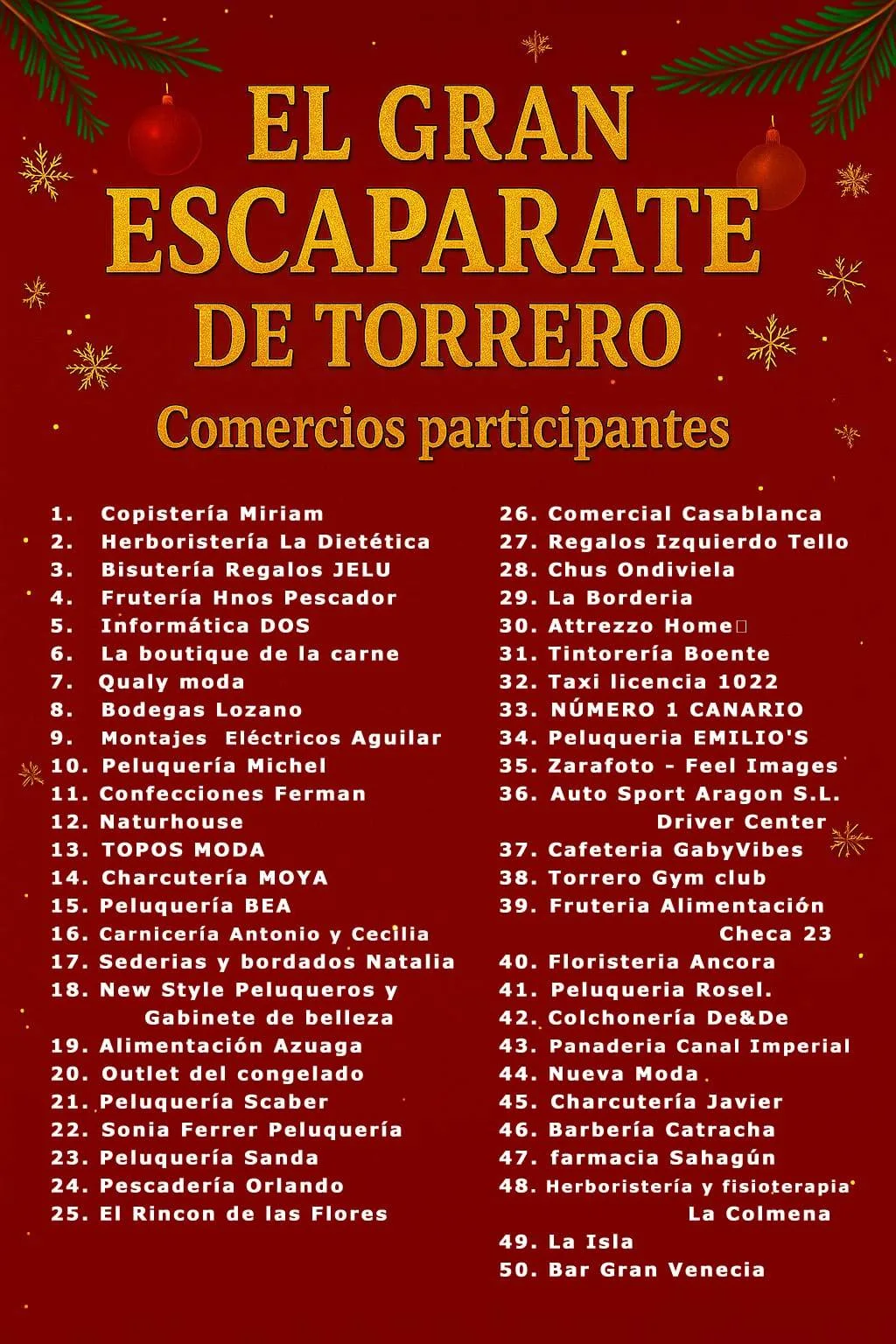 El Gran Escaparate De Torrero Las Compras En El Barrio Tienen Premio Zaragozala Qué Hacer En Zaragoza