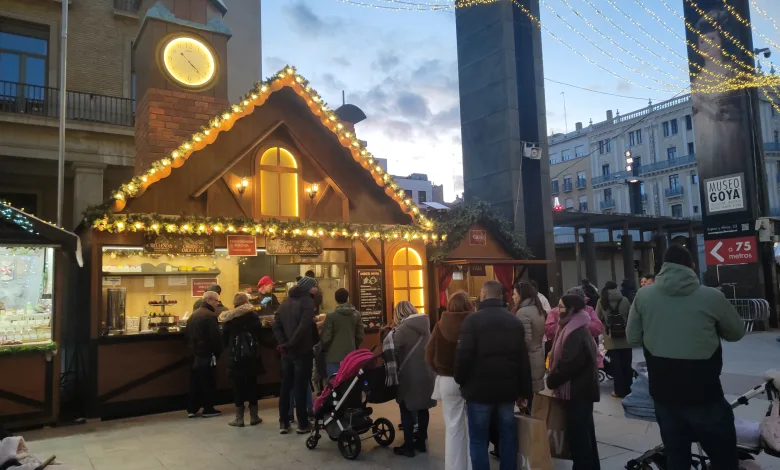 Chocolate con churros en Plaza del Pilar