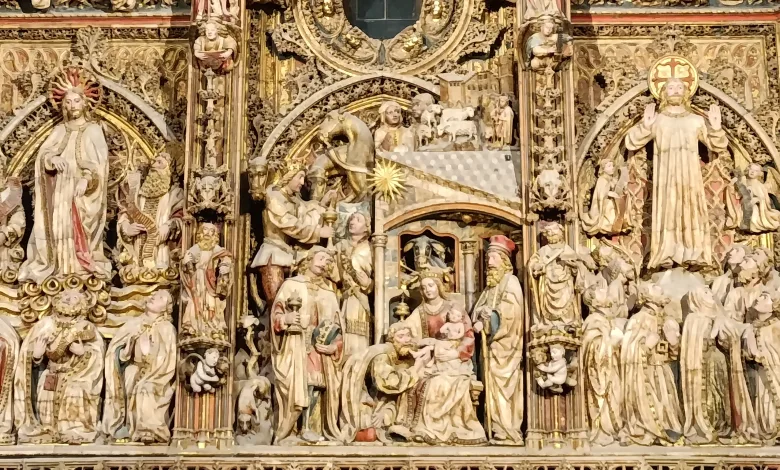 Epifania Reyes Magos Retablo de La Seo