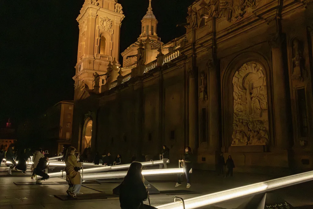 Zaragoza Luce 2026 Plaza del Pilar
