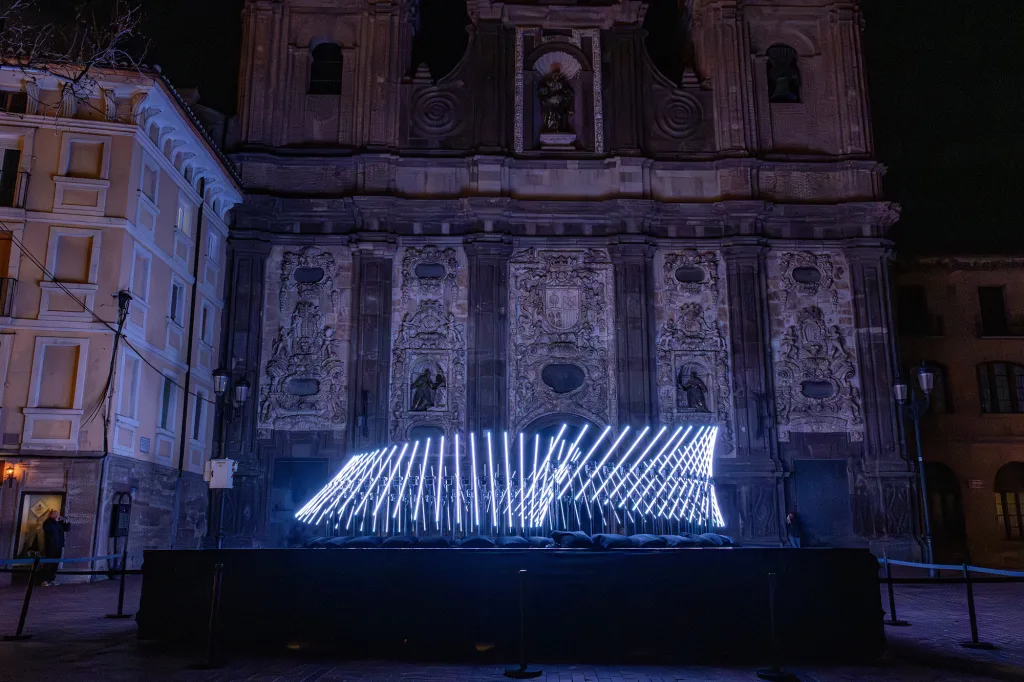 Zaragoza Luce 2026 Plaza del Justicia