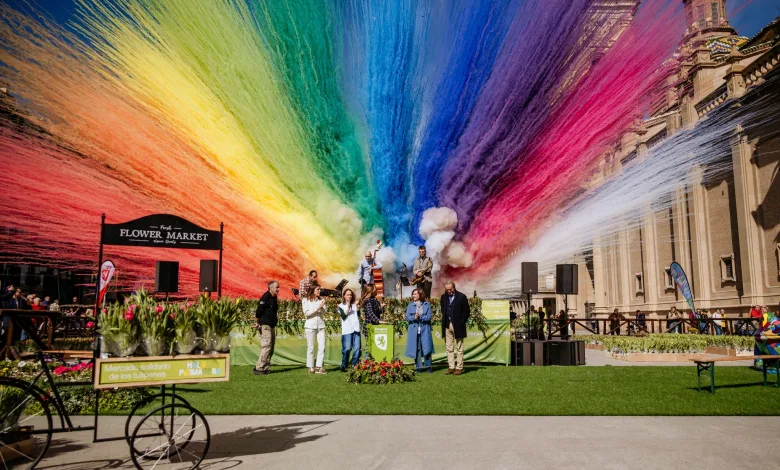  Jornada Solidaria En La Plaza Del Pilar Con El Mercado De Tulipanes Zaragozala   Qué Hacer En Zaragoza