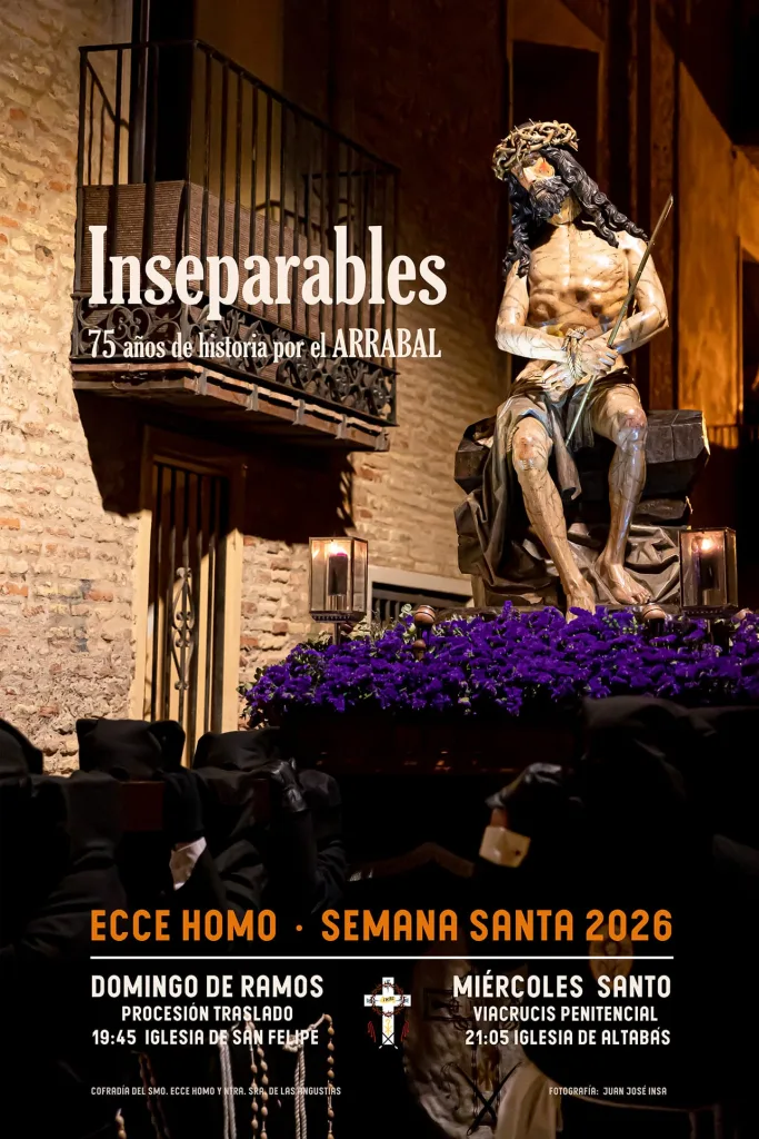 Cartel Ecce Homo Semana Santa Zaragoza 2026