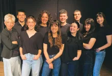 Group of People Posing for a Photo on a Stage with a Dark Backdrop Smiling and Wearing Black Tops and Jeans They Stand Close Together Some with Arms Around Each Other Zaragozala | Agenda Cultural Ocio Y Planes En Zaragoza Zaragozala Qué Hacer En Zaragoza
