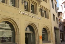 Facade of Centro Joaquín Roncal a Beige Brick Building with Arched Windows and a Prominent Sign Reading centro Joaquín Roncal Above the Entrance Zaragoza   Qué Hacer En Zaragoza Zaragozala   Qué Hacer En Zaragoza