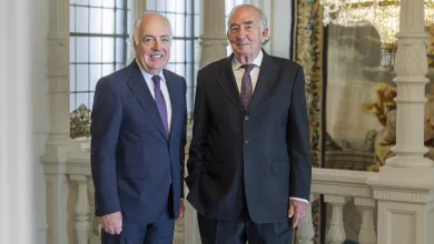 José Luis Rodrigo, director general, y Amado Franco, presidente de Fundación Ibercaja
