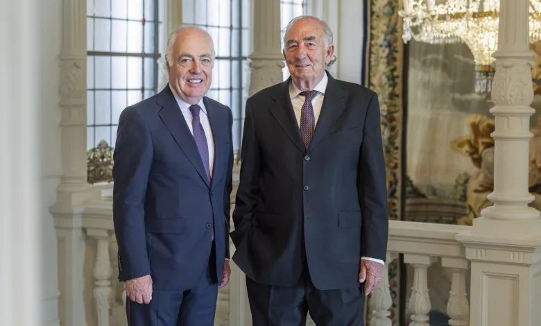 José Luis Rodrigo, director general, y Amado Franco, presidente de Fundación Ibercaja