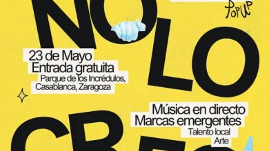 Bright Yellow Poster for no Lo Creo with Large Black Letters Announcing Free Entry on May 23 at Parque De Los Incrédulos Zaragoza with Live Music Zaragoza   Qué Hacer En Zaragoza Zaragozala   Qué Hacer En Zaragoza