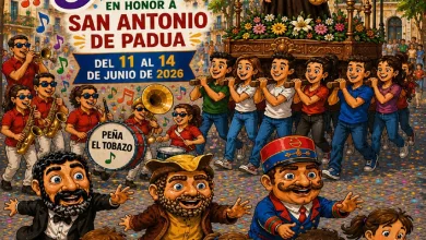 Bright Festival Poster for Fiestas Del Barrio Jesus in Zaragoza Promoting San Antonio De Padua Celebration June 1114 2026 with Marching Band and Statue Parade Fiestas Del Barrio Jesús 2026 Programa Completo Zaragozala Qué Hacer En Zaragoza