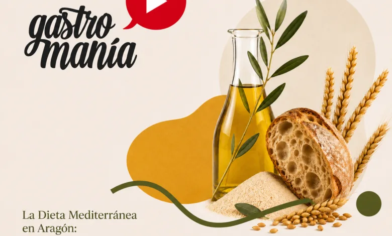 Gastromania Banner La Dieta Mediterránea En Aragón 30 Años De Ciencia Y Futuro Olive Oil Bread Y Grain Imagery Gastromanía 2026 En Zaragoza Expertos Analizan La Dieta Mediterránea Zaragozala   Qué Hacer En Zaragoza