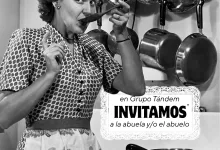 Black and white Vintage Poster Inviting Grandparents to a Día De Los Abuelos Event Overlay Text Reads día De Los Abuelos 26 De Julio and invitamos a La Abuela Yo El Abuelo Abuelos Gratis En Restaurantes De Zaragoza El 26 De Julio Zaragozala   Qué Hacer En Zaragoza