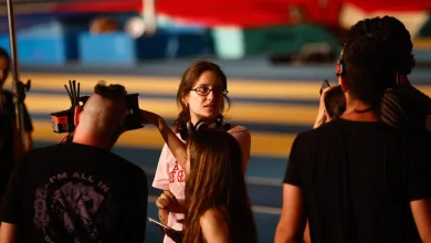 Group of Young People on a Film Set Woman with Glasses Speaks While Others Handle Camera Gear in the Background Zaragozala | Agenda Cultural Ocio Y Planes En Zaragoza Zaragozala   Qué Hacer En Zaragoza