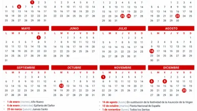 Calendario Laboral Aragon 2027