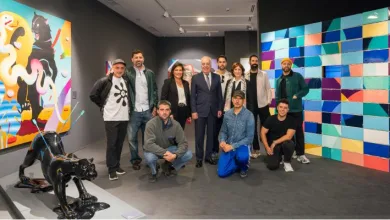 Presentación De La Exposición El Arte Que No Pidió Permiso En Zaragoza Con Organizadores Y Artistas Participantes